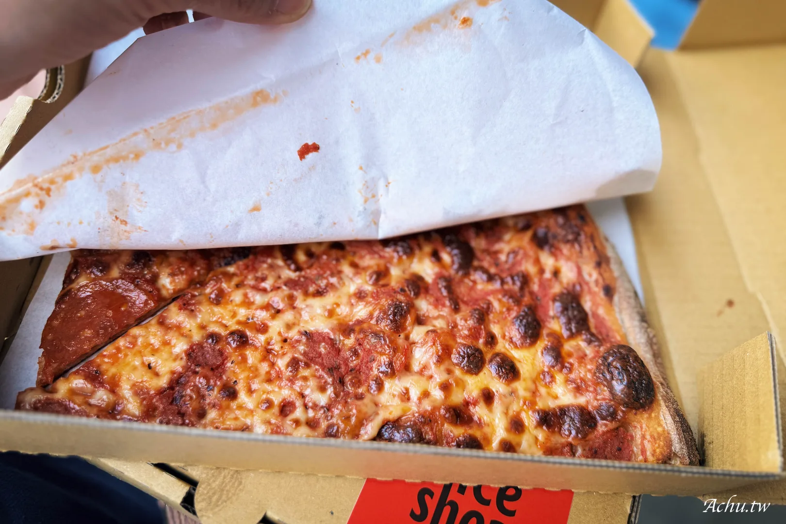 【信義安和美食】The Slice Shop 台北首家使用酸種老麵團的披薩店 (菜單)