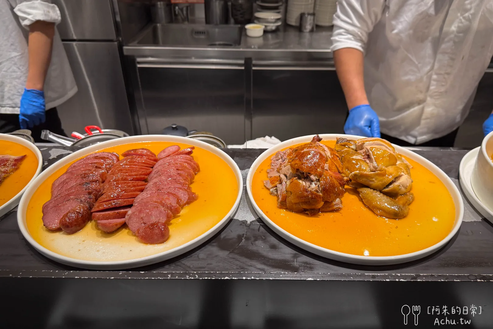 村民食堂廚窗港點