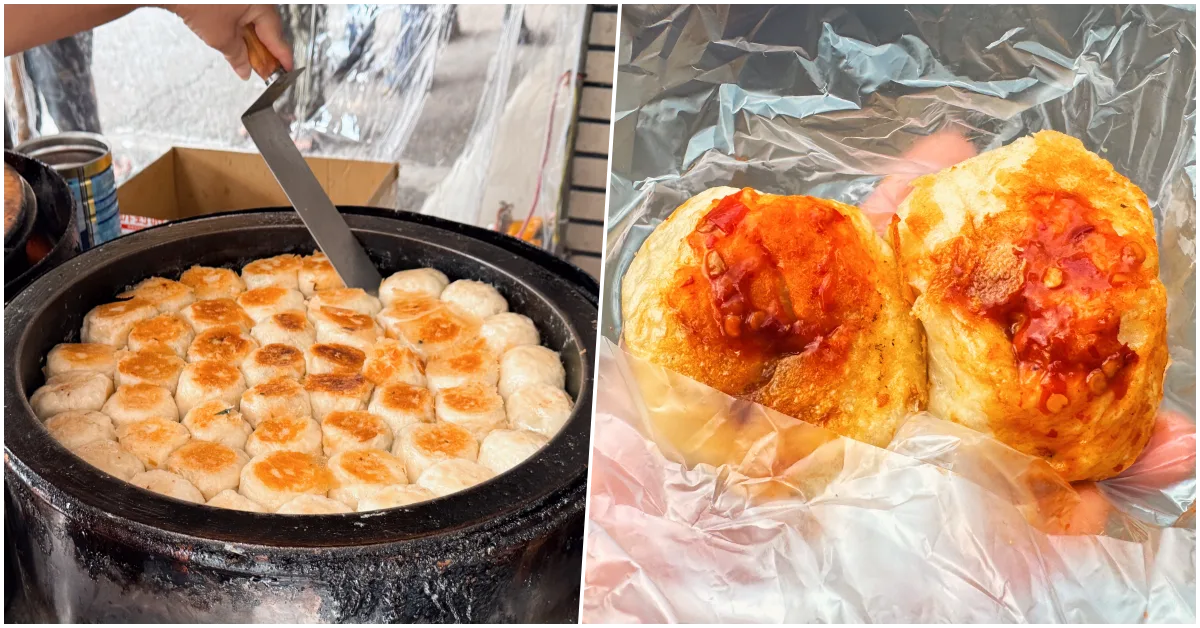 網站近期文章：【中和美食】有一家煎包｜中和廟口最強排隊點心，皮脆多汁的高麗菜生煎包